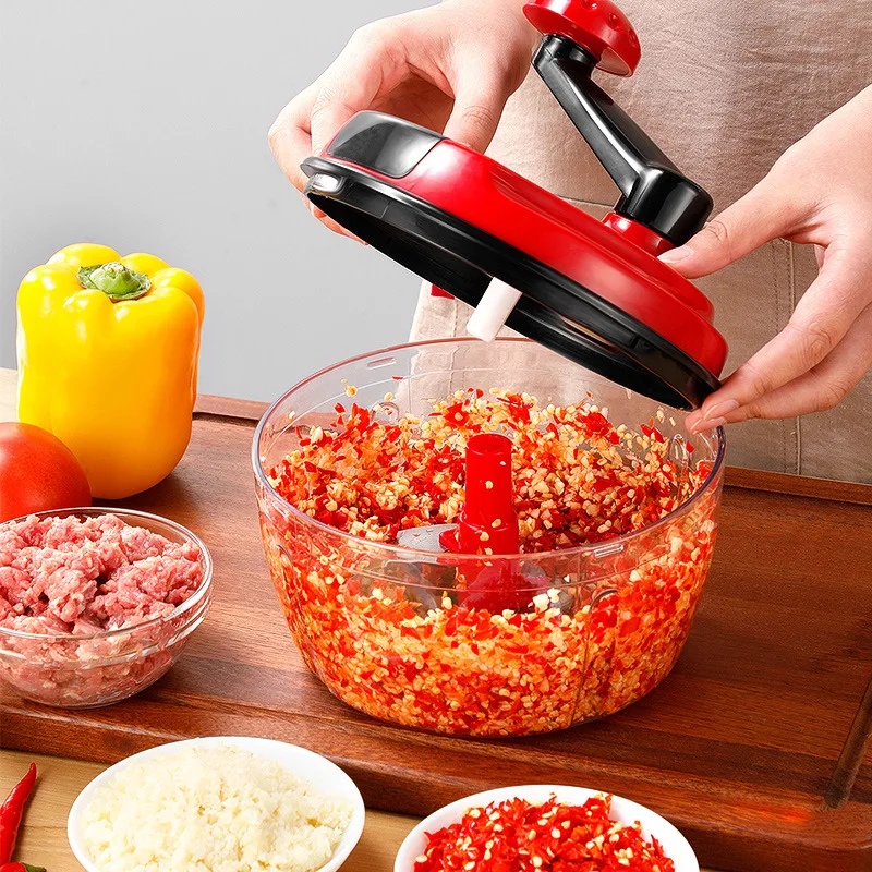 Manual Meat Grinder Multi-function Vegetable Cutter Garlic Shredder Meat Grinder Household Meat Mincer Vegetable Chopper