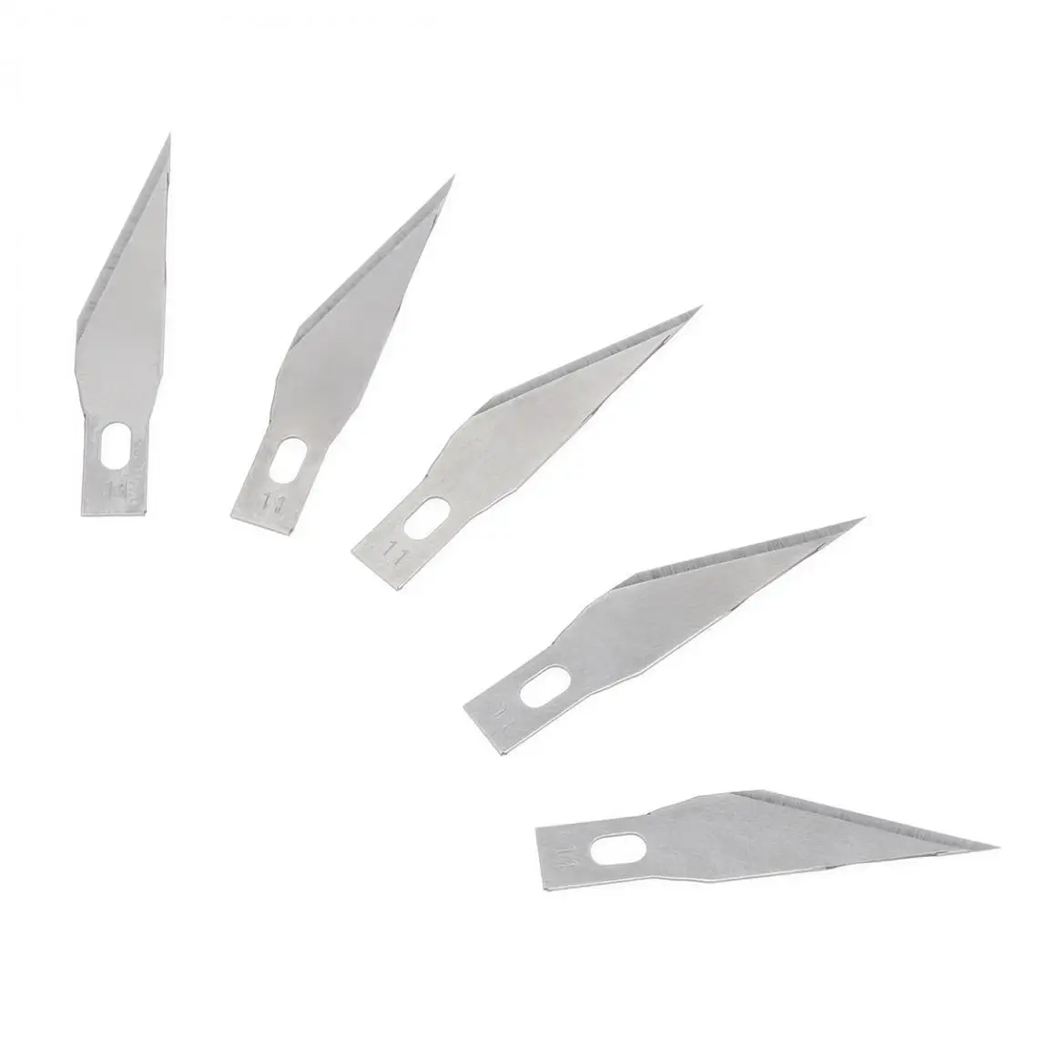 Engraving Blades 5pcs/lot 3# 4# 11# 16# Blades Stainless Steel Metal Wood Carving Blade Replacement Surgical Scalpel Craft