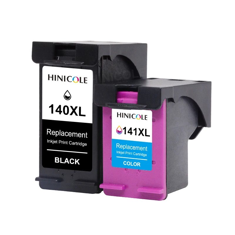 HINICOLE Replacement for HP 140XL 141XL ink cartridge for HP140 5363 D4263 6413 J5783 C4283 C4343 C5283 D5363 printer