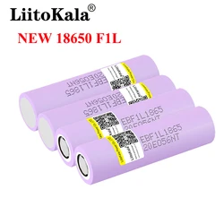 1-10PCS/LOT liitokala lii-F1L Original 3.6V 18650 INR18650 F1L 3000mah 3350mAh 3400mah 4.2V Cut Off Rechargeable Battery 3400
