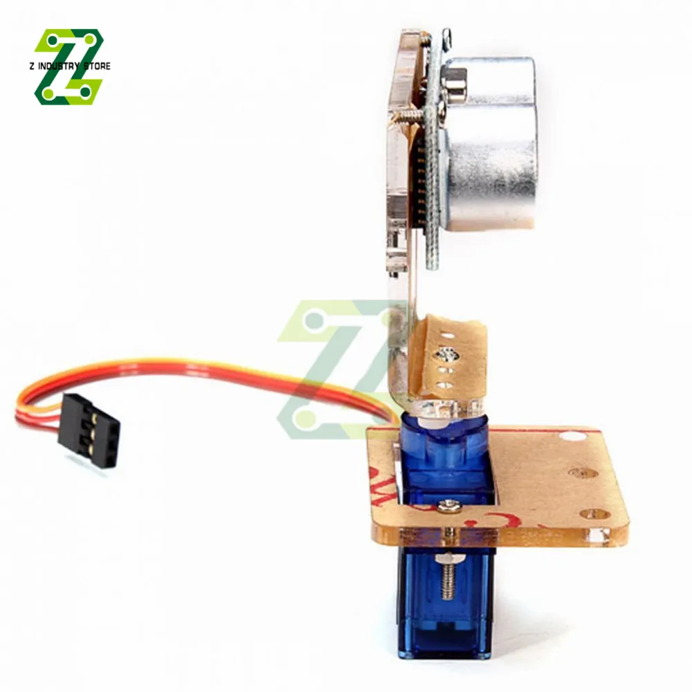 HC-SR04 Mounting Bracket for Ultrasonic Ranging Module Ultrasonic Sensor SG90 Steering Gear DIY Kit