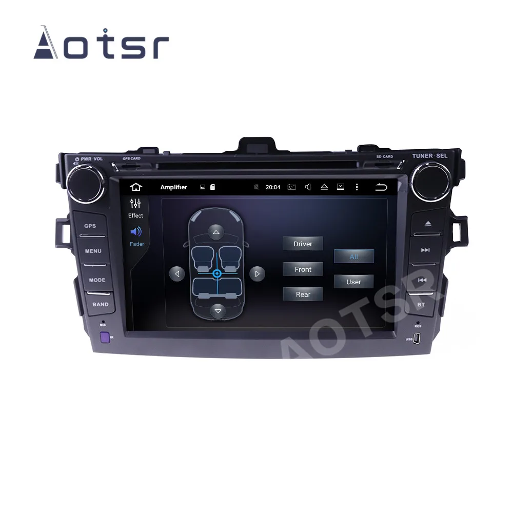 7'' Car Player Android 13 For Toyota Corolla 2007 - 2013 Auto Radio Coche GPS Navigation DSP IPS HD Unit Apple Carplay BT 4G