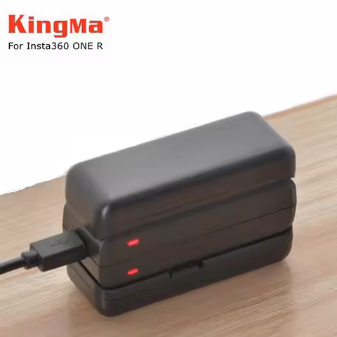 1/2/3Pcs 1190mAh Insta 360 RS Lithium Battery Base+Micro/Type-C Dual Charger For Insta360 ONE RS R 4K /1- Inch/ 360 Accessories
