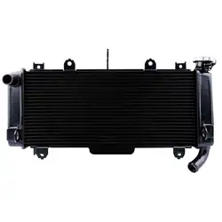 Black Motorcycle Radiator Cooler Cooling For Kawasaki Z650 ER650 NINJA 650 EX650 2017-2024