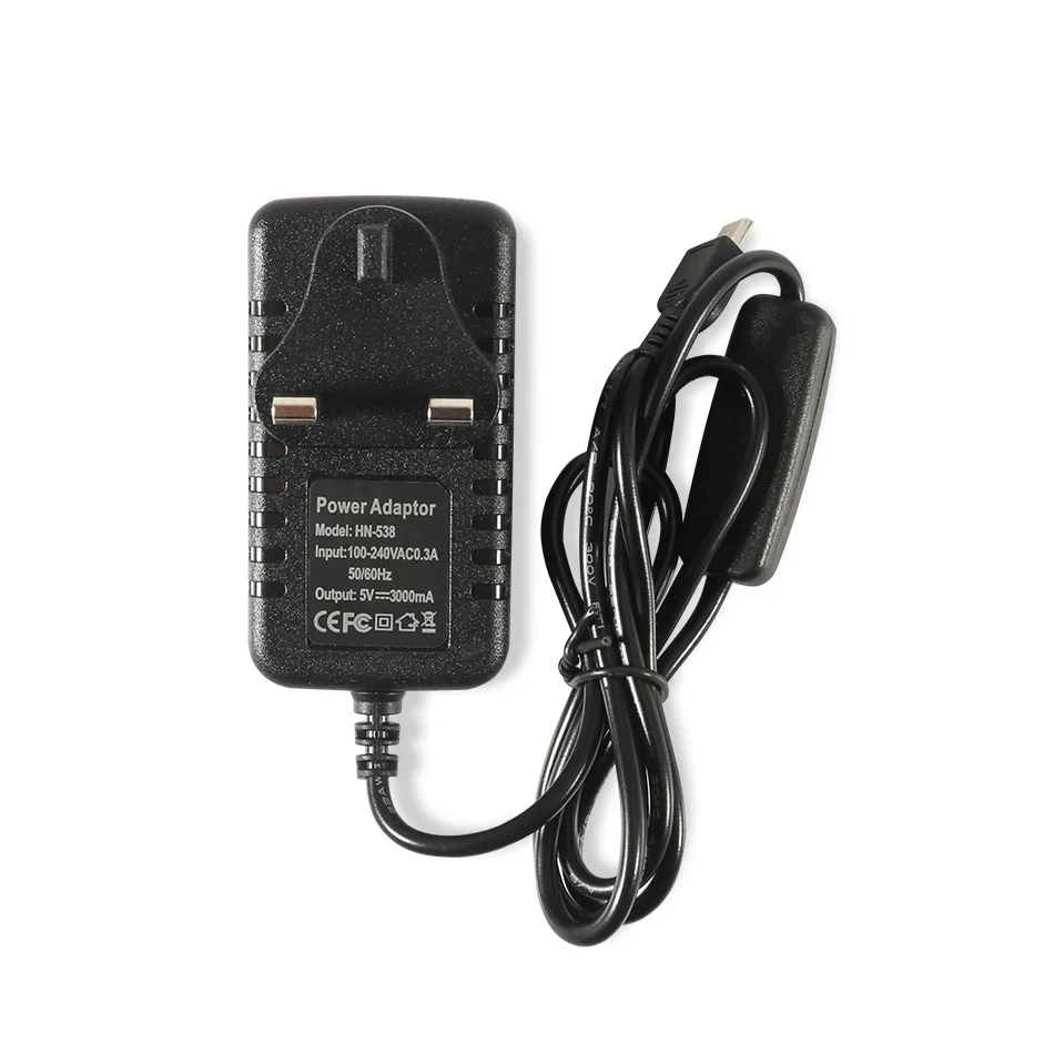 1PC AC to DC Power Adapter Supply Charger 5V 3A US EU Plug