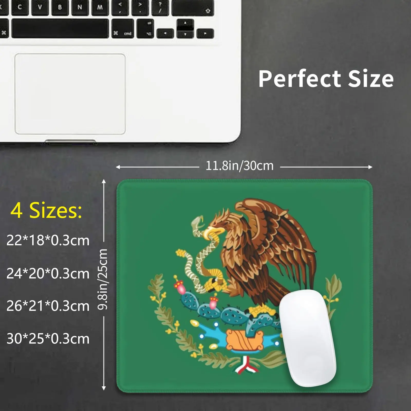 Mexico Coat Of Arms Mouse Pad DIY Print Cushion Coat Of Arms Of Mexico Coat Of Arms Mexico Coa Arms Crest Flag