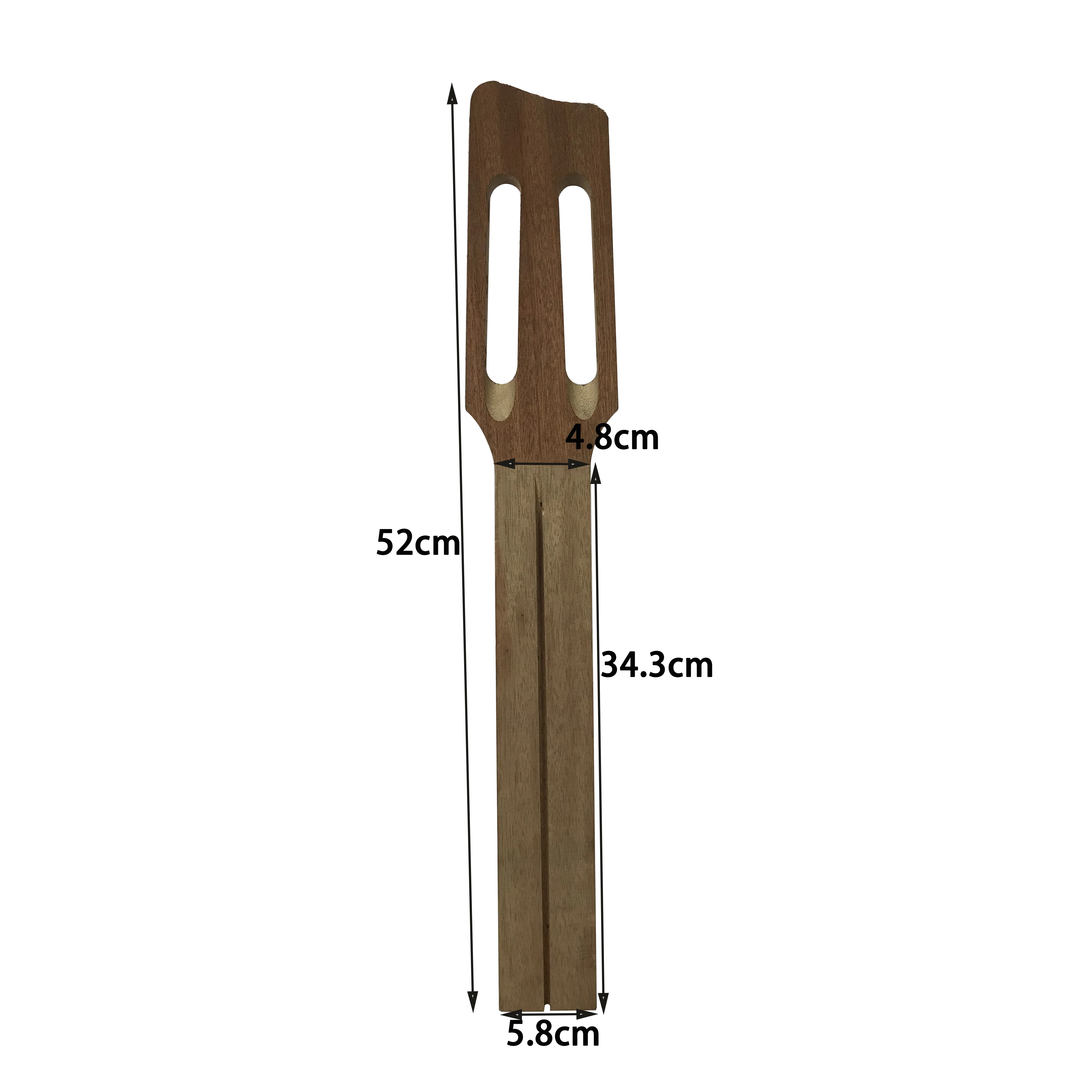 Mahogany Acoustic Guitar Neck Part, Luthier Tool, Accessory for Classical Folk Guitar, Unfinished DIY Replacement, High Quality