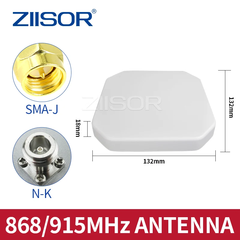 868 MHz 915 MHz Directional Panel Antenna for RFID Reader 923 MHz Hotspot Antennas SMA Male High Gain LoRa Aerial for LoRaWan