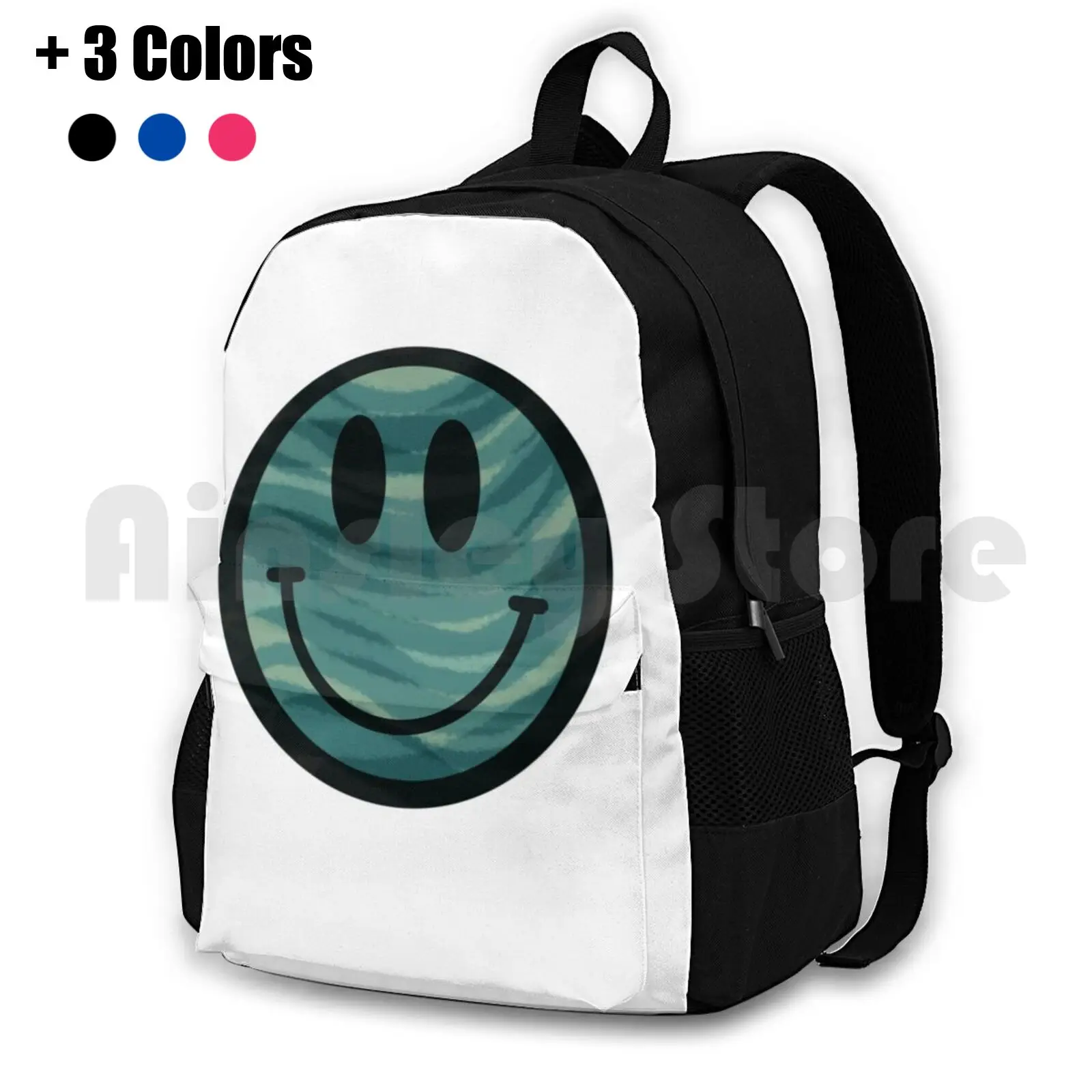 Teal Face Outdoor Hiking Backpack Riding Climbing Sports Bag Face Face Face Summer Vintage Vintage Vintage Face Vintage Face