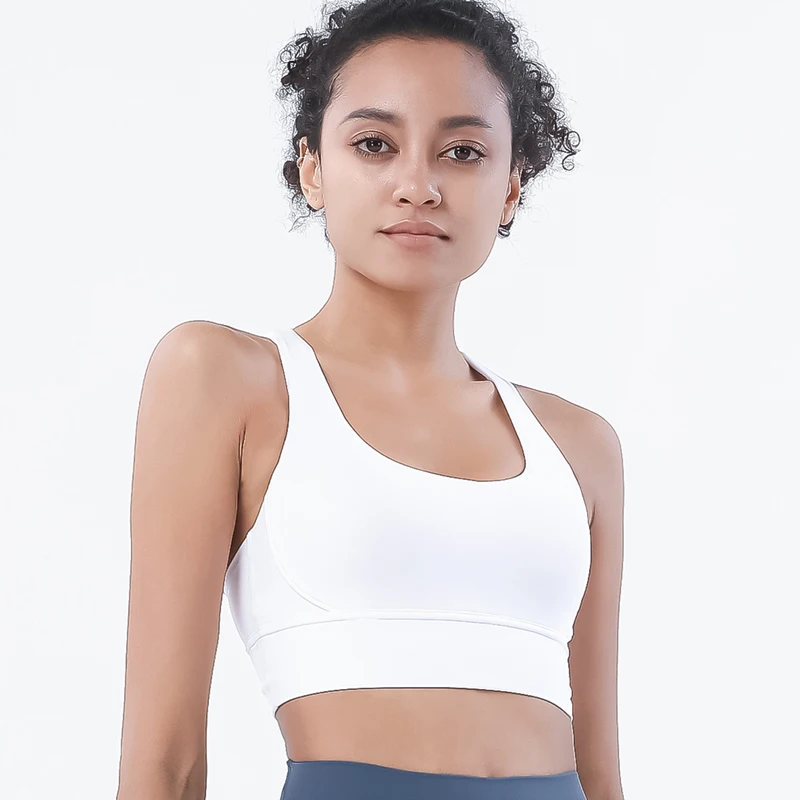 SOISOU-sutiã para mulheres, cruz Bralette, sutiã esportivo de ginástica e ioga, roupa íntima feminina respirável, 25 cores