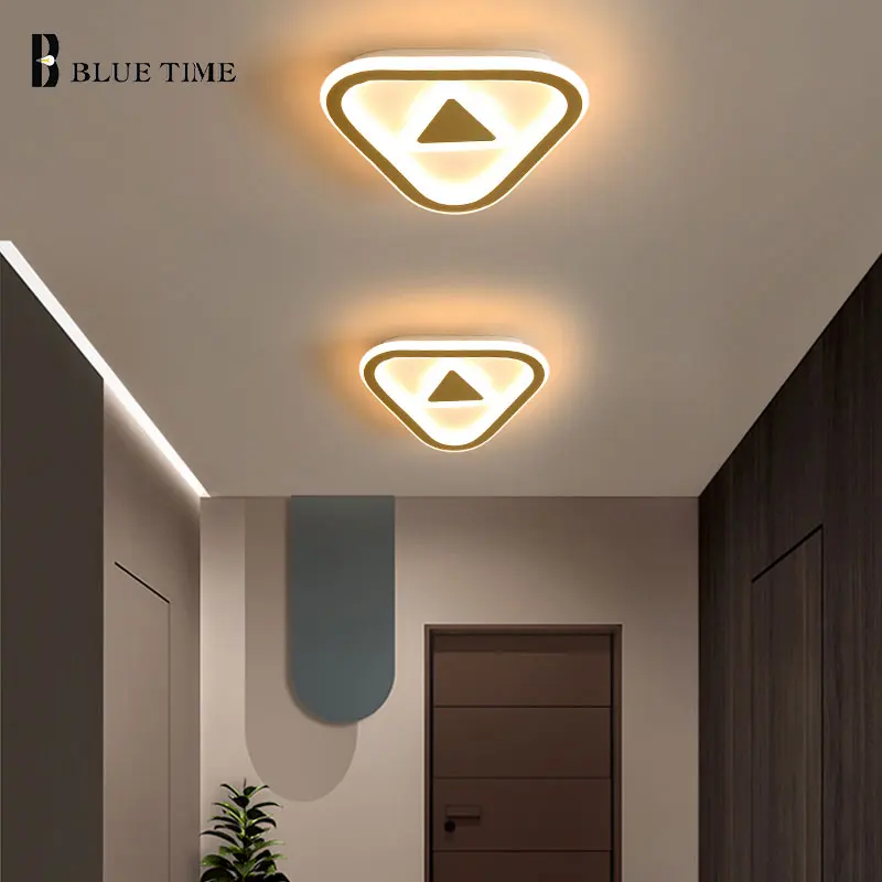 

Home Lights LED Ceiling Light Gold Black Indoor Lighting for Living Room Bedroom Small Aisle Corridor Lights Modern Ceiling Lamp