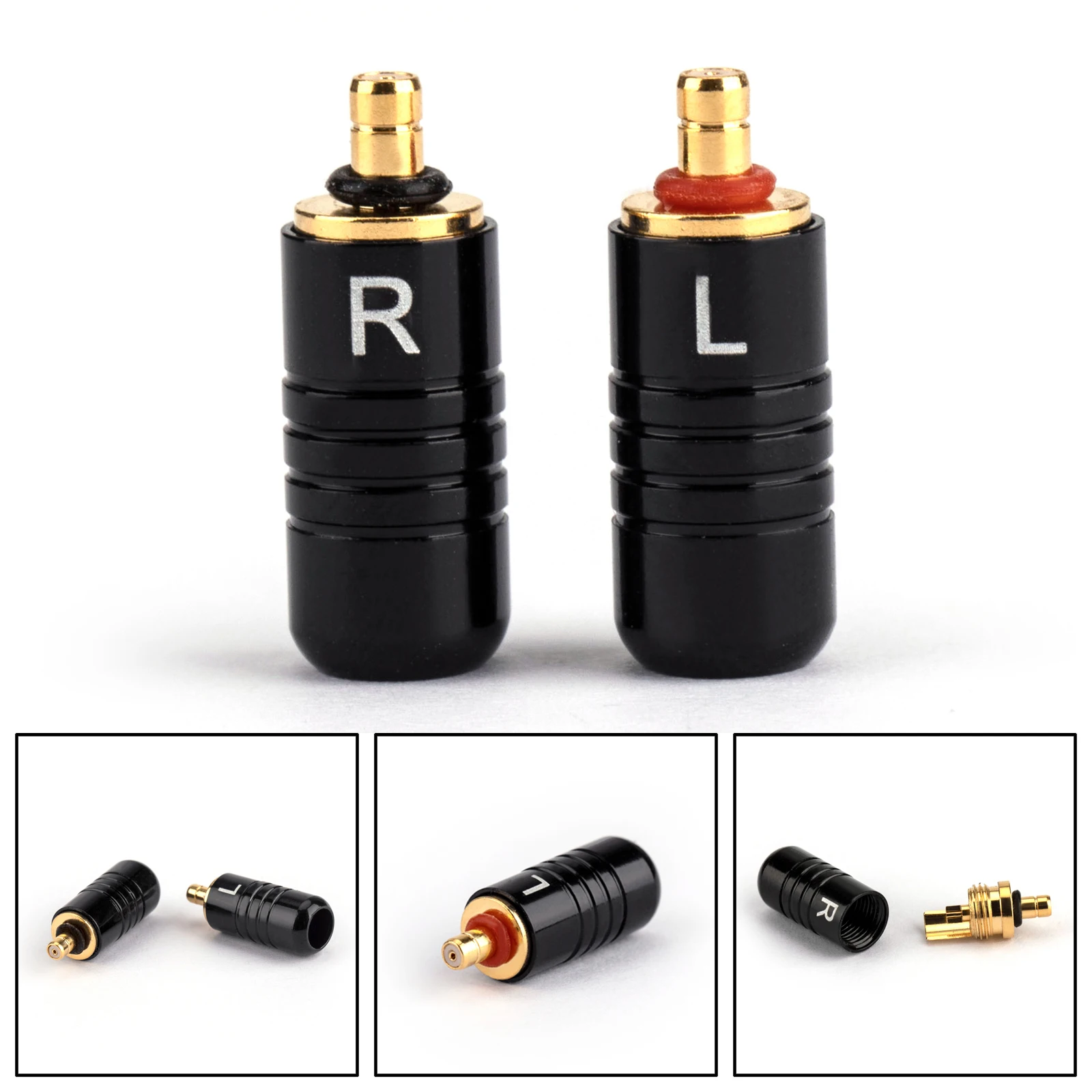

Artudatech 1 пара наушников DIY позолоченный штырьковый разъем для UE6 Pro IPX Lighting для SUPERBAX Plug Parts