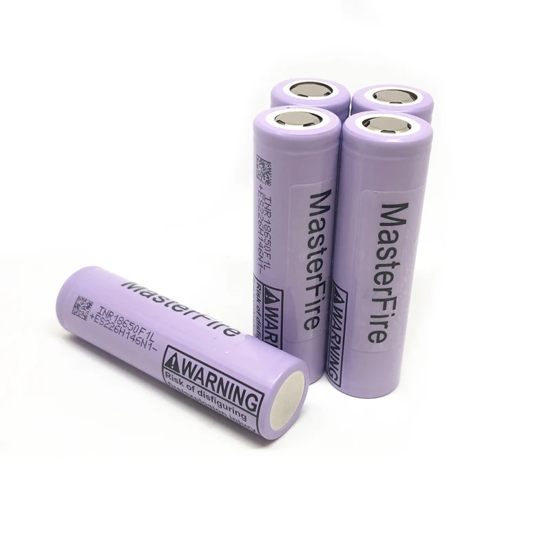 

MasterFire Original INR18650F1L 3.6V 3350mAh 18650 F1L 4.2V Cut Off Rechargeable Li-ion Battery Torches Lithium Batteries Cell