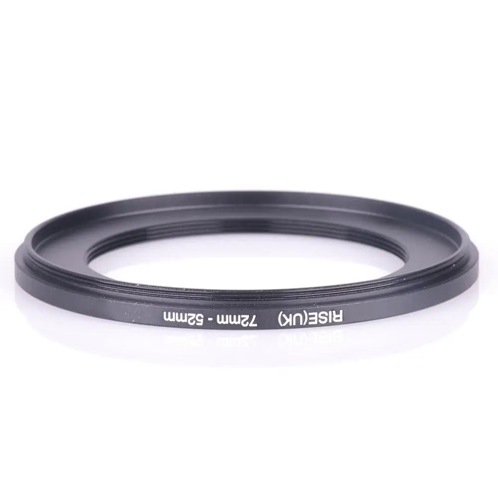 Rise (reino unido) 72mm-52mm 72-52mm 72 a 52 step down filtro anel adaptador