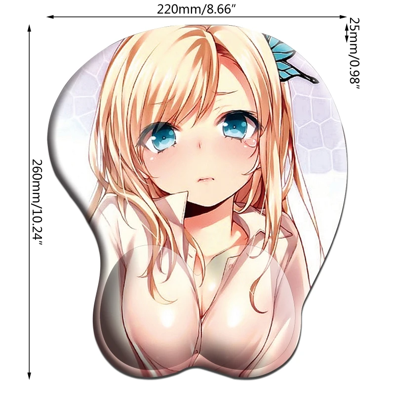 Creativo Giapponese Del Fumetto Del Anime 3D Sexy Mouse Pad Braccialetti In Silicone Mousepad WXTB