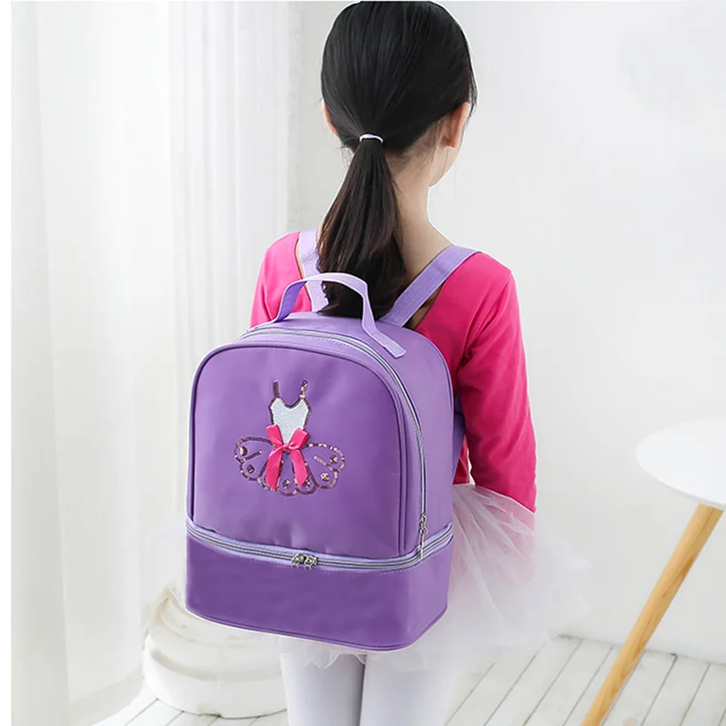 Ballet Dance Bags for Girls Dance Bag for Kids Backpack Baby Storage Package Bag Costume Clothes Shoes Dress Sports Backpack