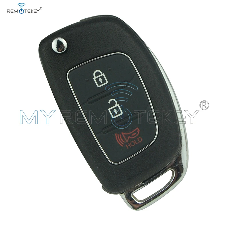 

Flip Remote Key Shell 3 Button TOY49 for Hyundai Elantra Genesis Remtekey Car Key Shell Cover Keyless