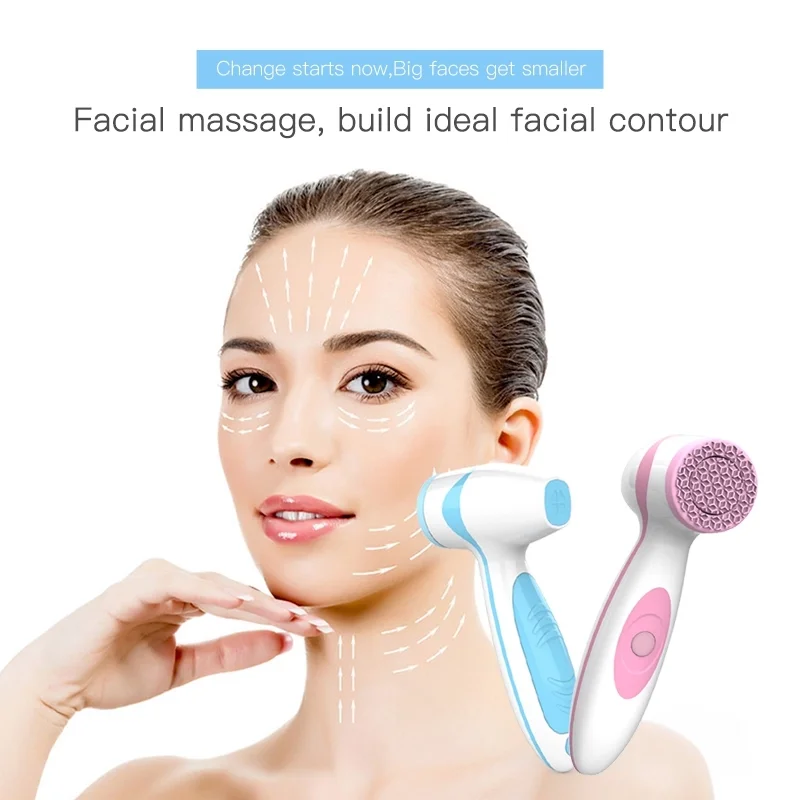 

Home Use Massager For Face Skin Care Ultrasonic Cleaner，Facial Deep Cleansing Brush Vibrating Massager Drop Shipping