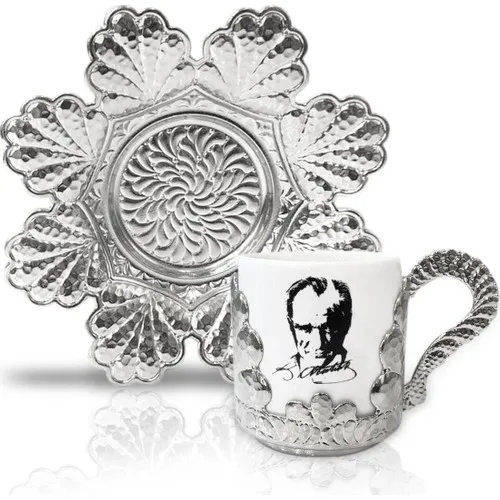 For Silver Ataturk 6'lı Turkish coffee Cup