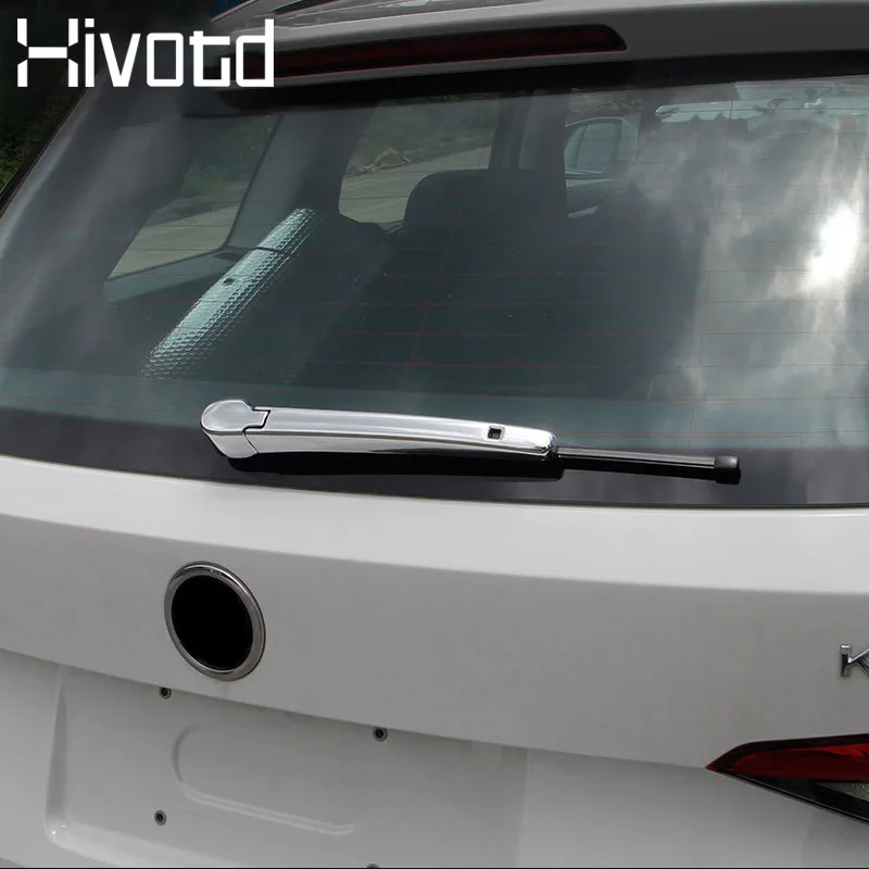 Hivotd dla Skoda Kodiaq nadwozie samochodu tylne ramię wycieraczki pokrywa chromowana dekoracja chromowane akcesoria do stylizacji części 2017 2018 2019 — zdjęcie 5