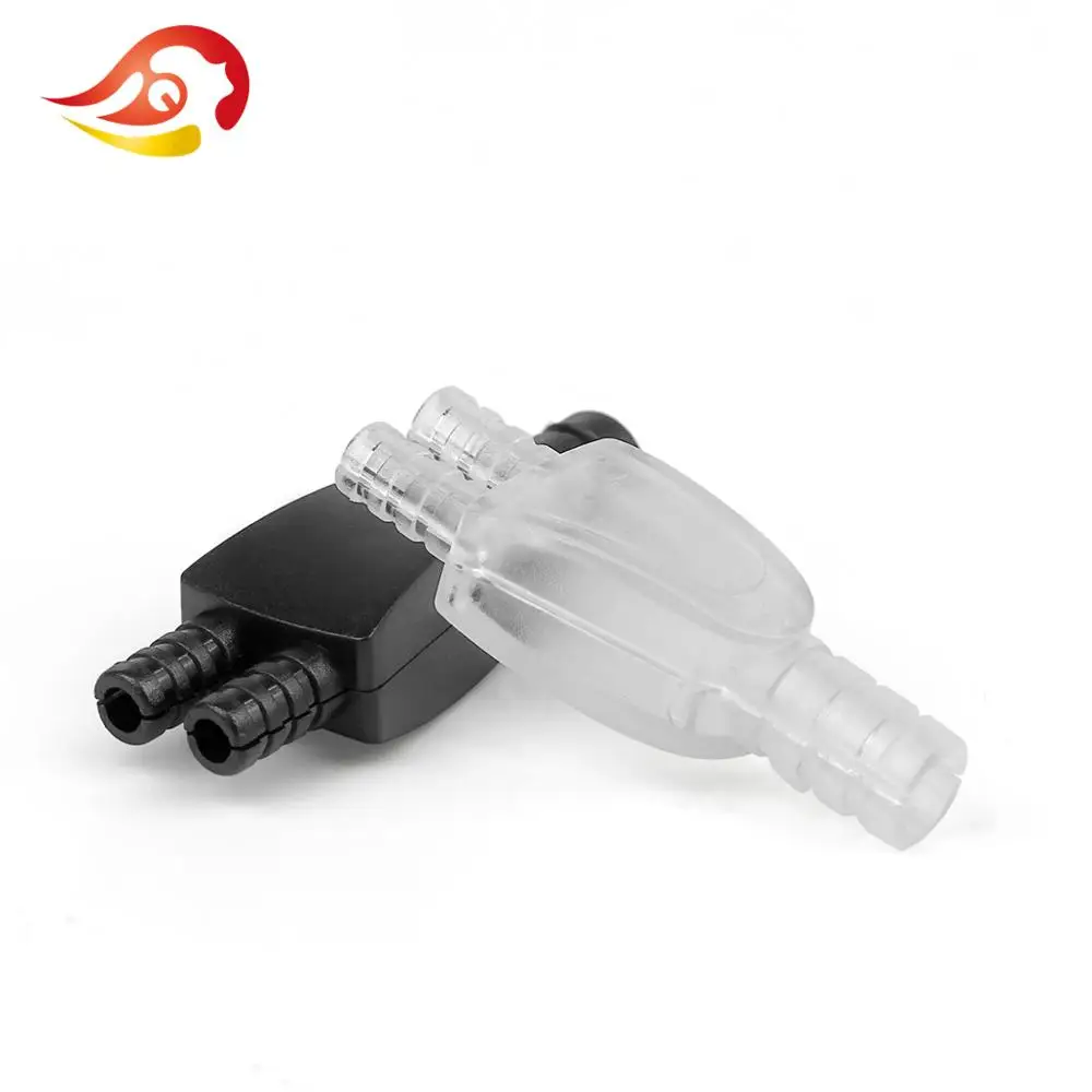 QYFANG 3.8mm to 2.2mm Strong ABS Plastic Earphone Y Splitter DIY Cable Cord Adapter Audio Jack Headphone Plug Accessories Parts