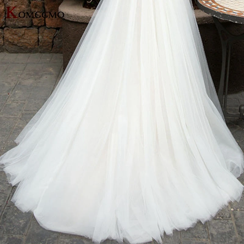 Elegant Sweetheart Neck Detachable Train Mermaid Wedding Dress Luxury Cap Sleeve Embroidery Appliques Tulle Bridal Gown 2023