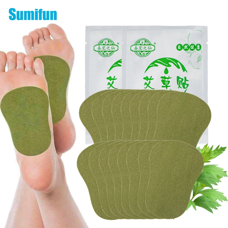 

32pcs Wormwood Foot Patch Detoxification Pain Relieving Plaster Relieve Stress Help Sleeping Weight Loss Body Slimming Pad Detox