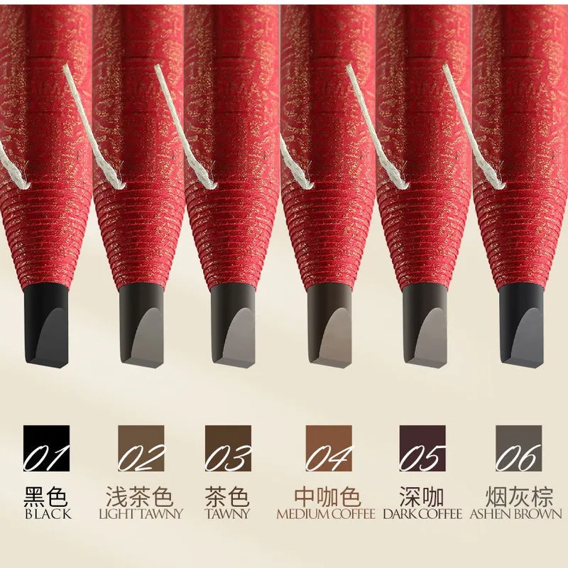 Hot 1pcs Eyebrow Pencil Long Lasting Cosmetics Easy To Wear New Hot Waterproof Natural Eyebrow Pen Eye Brow Tint Makeup