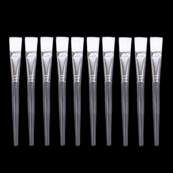 10pcs Facial Face Mask Brush Premium Soft Face Brushes Applicator for Applying Eye Peel Serum or DIY Needs