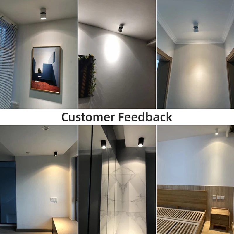 Ceiling Lamp Led Spotlight Downlights Mini Spot Light 220V LED Spot Lights COB  Spots  Foldable Track Light For Home Kitchen