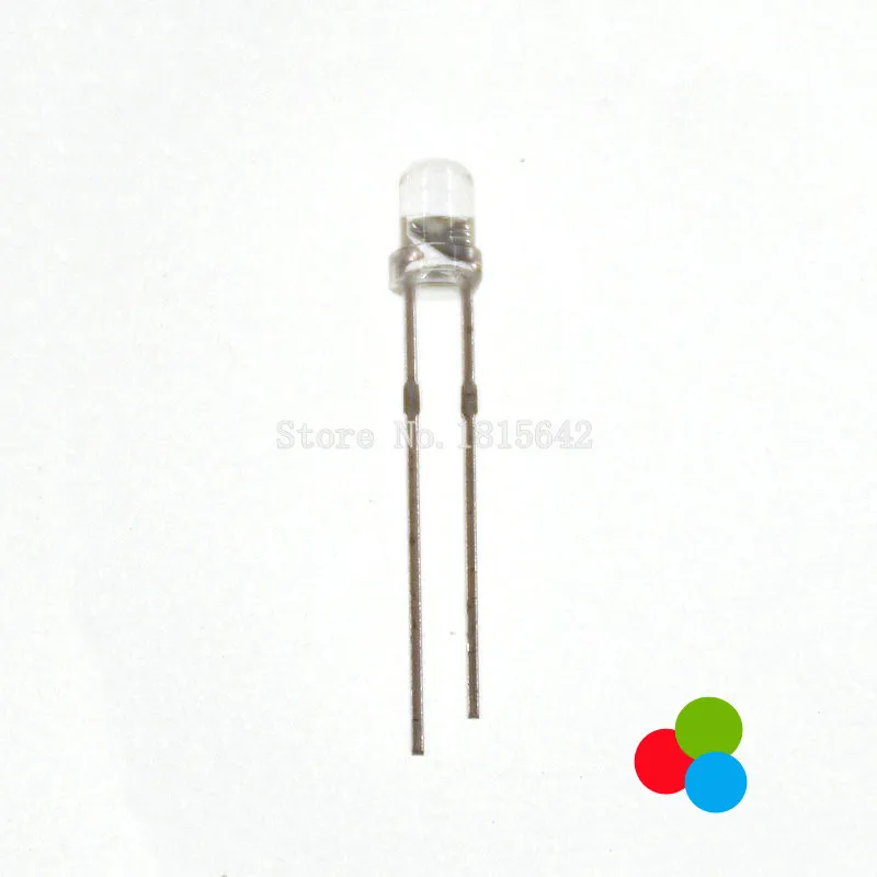 100PCS 3mm 5mm Fast/Slow RGB Flash Red Green Blue Rainbow Multi Color Light Emitting Diode F3 F5 Round LED Diodes Full Color New