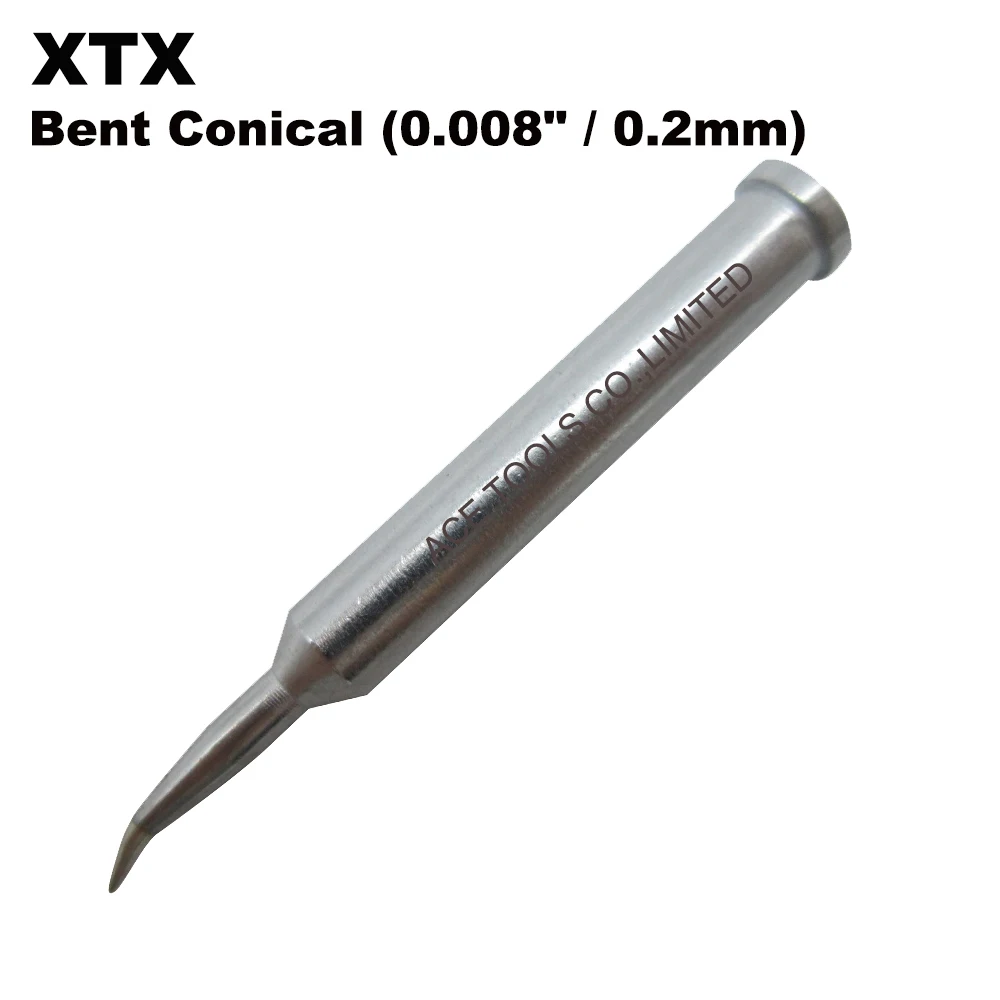 XTX Replacement Soldering Tip Bent Conical Fit WELLER WXP120 WP120 WP120IG WX1010 WX2020 WT1010H WD1000HPT WXMP120 Station Iron