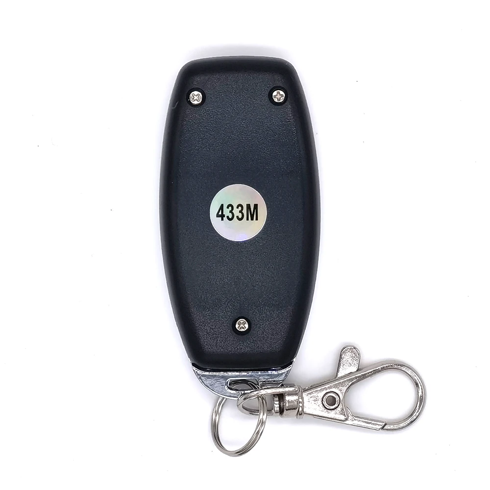 2 Buttons 433 MHz Wireless Universal Remote Controller Duplicate Cloning RF Transmitter Key Chain Battery Inside