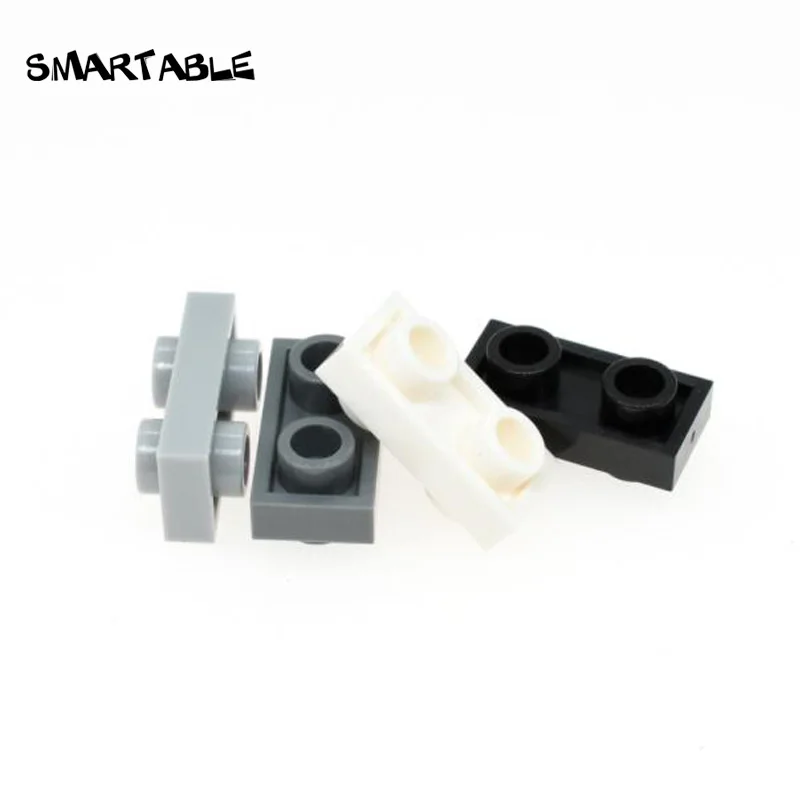 Smartable Plate 1x2 with Studs On Bost Sides Building Blocks MOC Parts Toy For Kids Compatible Major Brands 100pcs/Lot