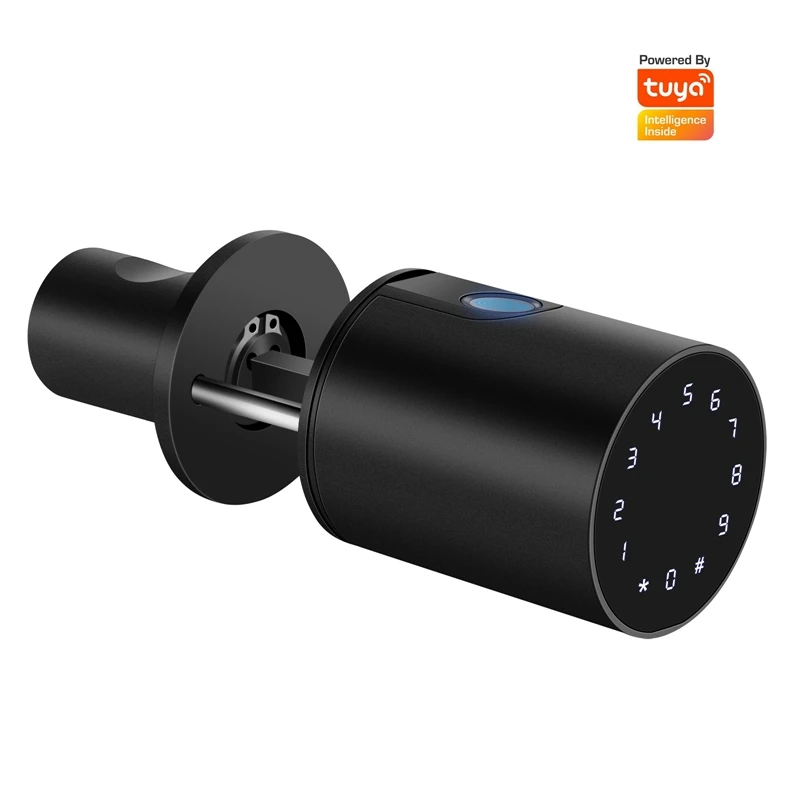 Smart Password Lock Cylinder Turbon Bluetooth Electronics Code Ball Door Lock Easy To Installation Security Wooden Digital Lock