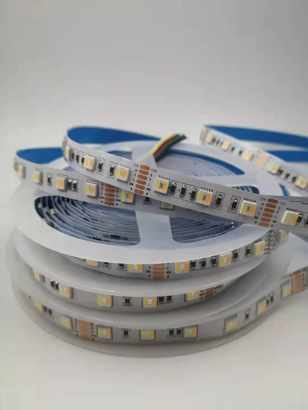 LED Light Strip RGB CCT 5050 SMD DC12V 24V RGBCCT LED Flexible 60leds 5 in 1 RGBCCT Chip RGBW+WW Led Tape Decorative Light