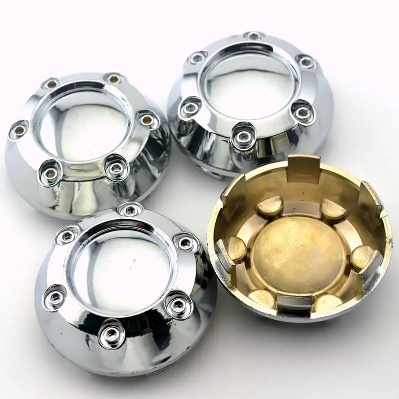 4pcs 67mm Wheel Center Caps For Car Rim Alloy Hub Cover Styling  Refits Chrome ABS Plastic Auto Hubcap Accessories