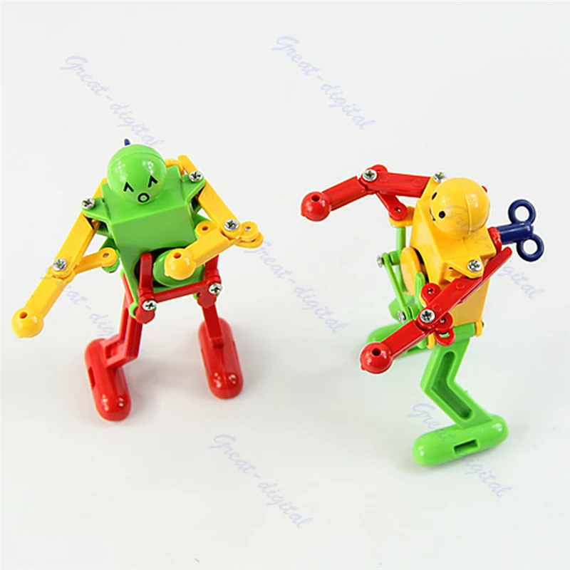 Wacky Dance Robot Wind Up Toy para crianças, brinquedos clássicos, Clockwork Puzzle para crianças, meninos Fidget, presente, 3 pcs