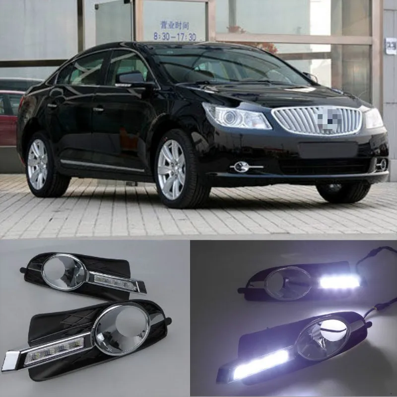 

2 шт. Автомобильный светодиодный светильник дневного света для Buick LaCrosse 2010 2011 2012 2013 DRL светильник