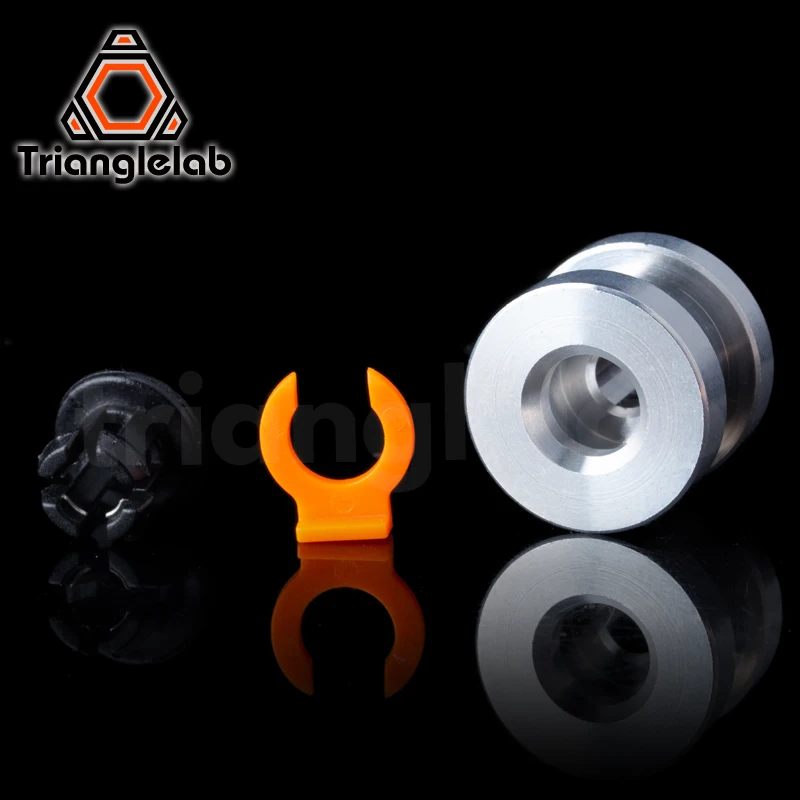 C Trianglelab paduan aluminium Bowden Extruder 1.75MM adaptor 1.75MM konektor untuk Titan DDB Extruder Dual Drive Extruder