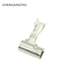 20 Pcs Auto Connecting Splice Stamping Contact Wire Crimp Terminal Brass Loose Female Pins DJ221L-4B