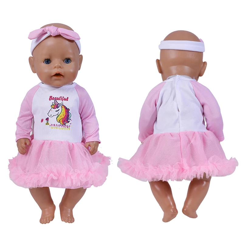 Vestiti per bambole da 18 pollici accessori per bambole rinate per bambini vestito da ragazze di neve Costume da principessa per regalo di compleanno vestiti per bambole americane per ragazze