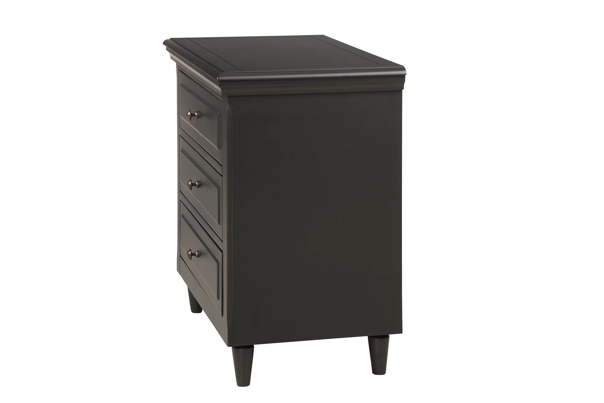 3-Drawer Nightstand Storage Wood Cabinet Side Table