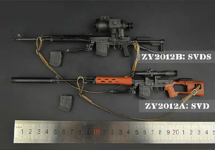 

1/6 Miniature soldiers, sniper SVD / SVDS cannot be launched