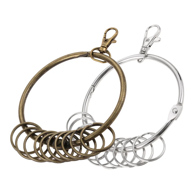Large Key Organizer Hoop Hoop Key Rings Organizer Key Chains Buckles Hooks Round Aliexpress