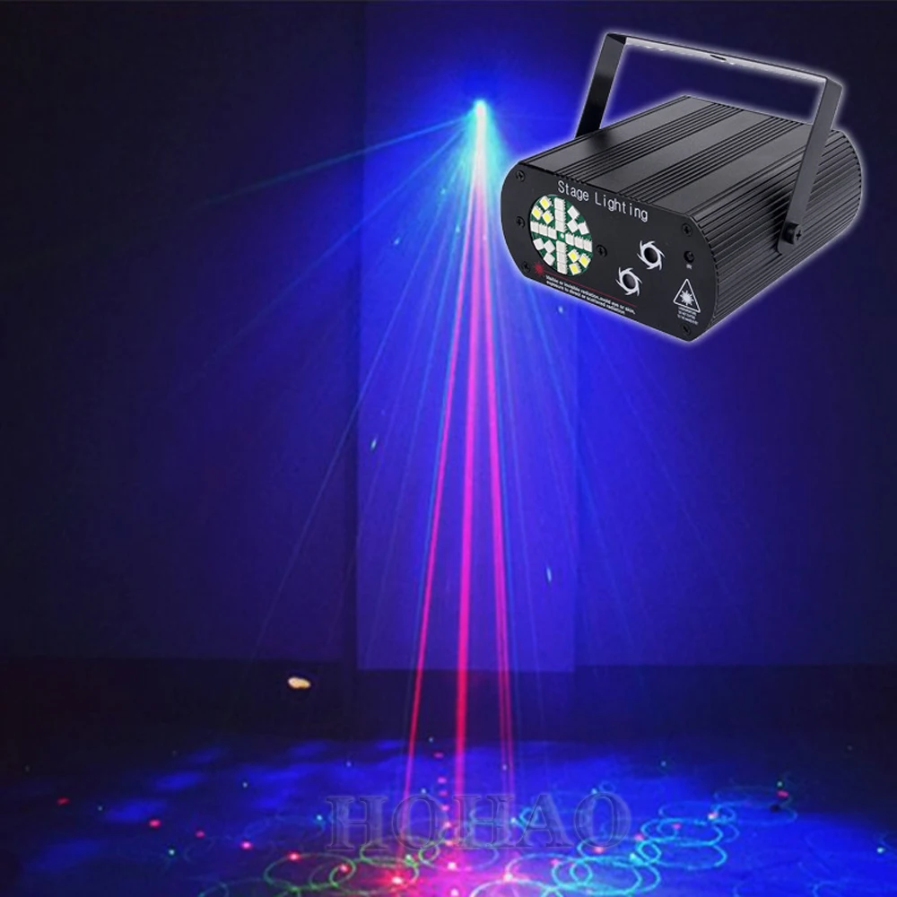 Imagem -05 - Ano Novo Mais Quente Palco Led Strobe Efeito Laser Som Dmx512 Controle Automático dj Disco Ktv Mini Efeito de Luz 2023