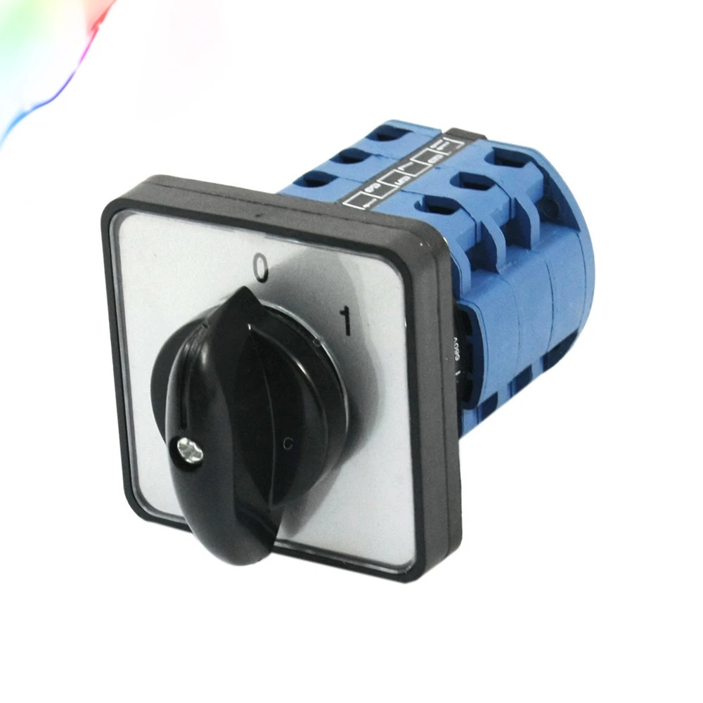 

Square Panel Mounting 2-Position 3-Phase Rotary Cam Changeover Switch CA10