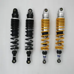 7mm spring 360mm 380mm 390mm 400mm adjustable motorcycle shock absorber for Honda XLS XLR XR 125 165 185 200 Yamaha Suzuki 2pcs