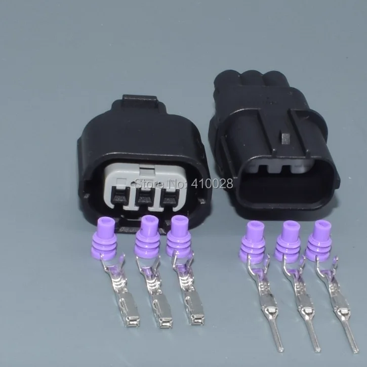 shhworldsea 3pin 1.2mm car 6189-0887 6188-4739(intermediate slot)(1.0) male and female HX 040 wire harness repair connector