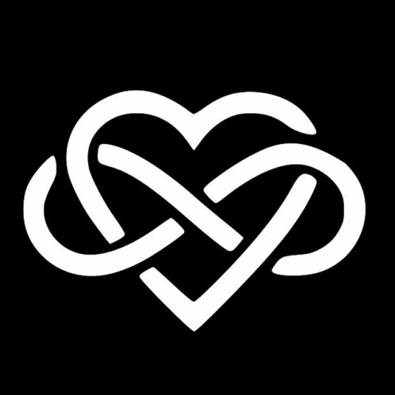 Pheart  Infinity  Symbol  Vinyl Decal Car Wall Window Sticker Laptop Decal Sticker Wall Truck Sticker  CHOOSE  20 COLORS